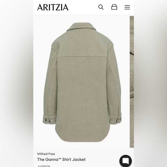 Wilfred Free- The Ganna™ Shirt Jacket- Mint Green - Picture 2 of 6